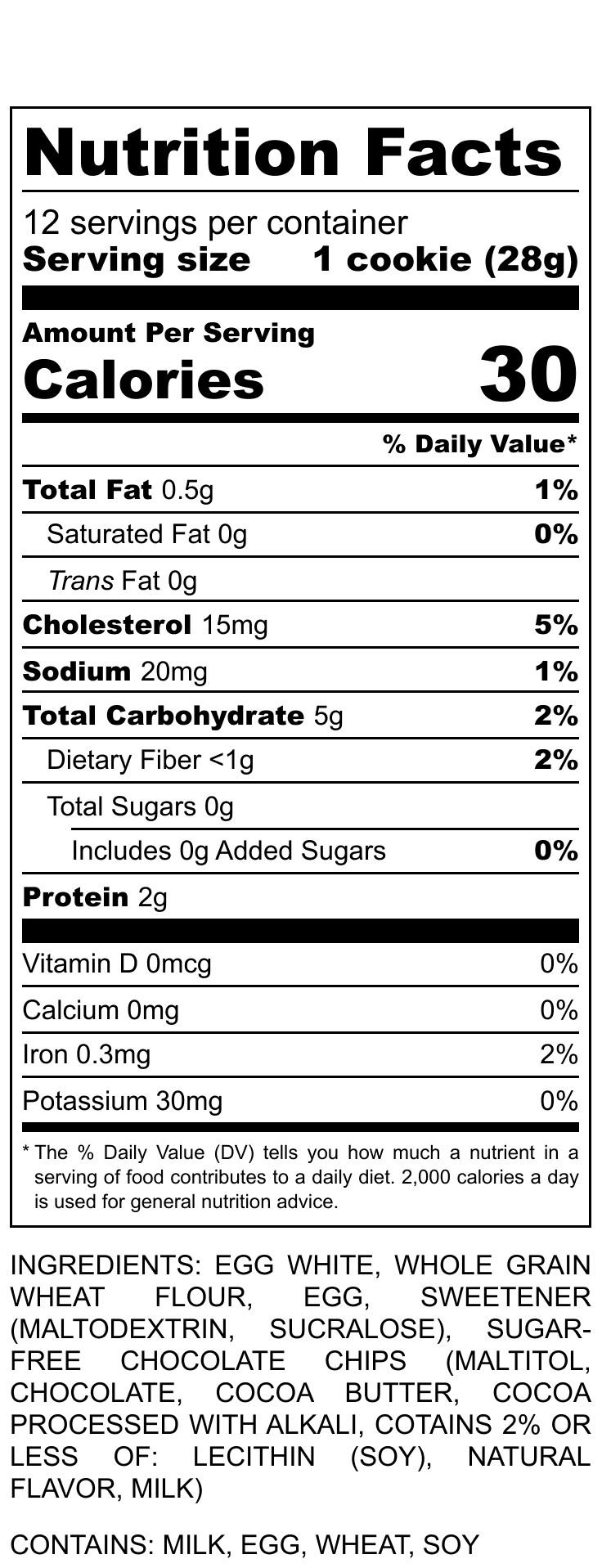 nutrition label